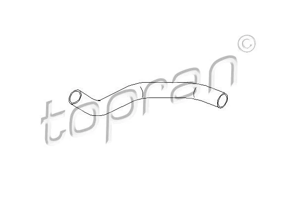 Hose, crankcase ventilation TOPRAN 721 793
