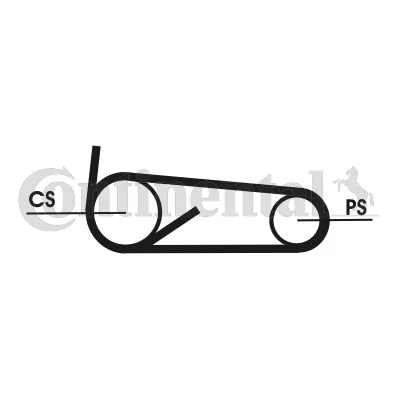 Polia tensionadora, correia em V CONTINENTAL CTAM 4PK922 ELAST T1