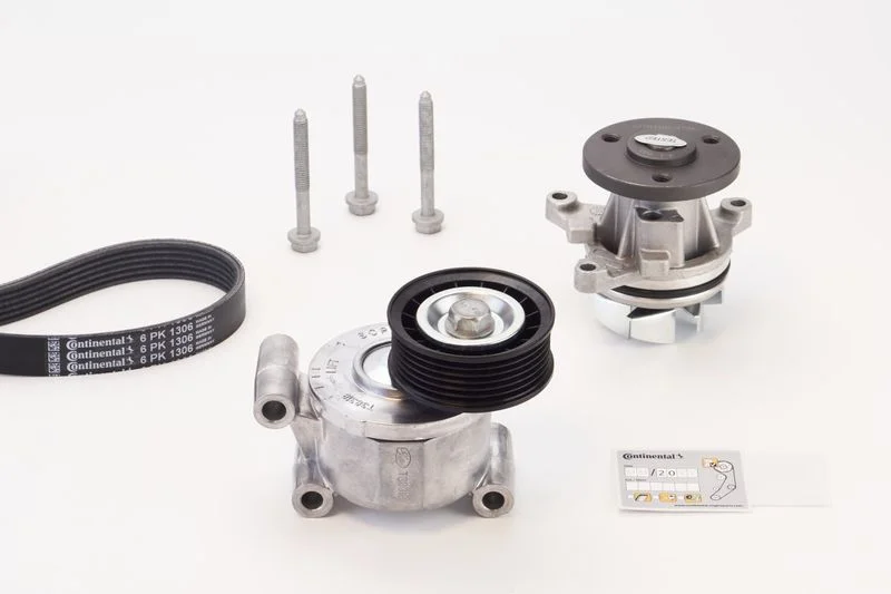 Bomba de Água + Kit de Correia em V CONTINENTAL CTAM 6PK1306WP1