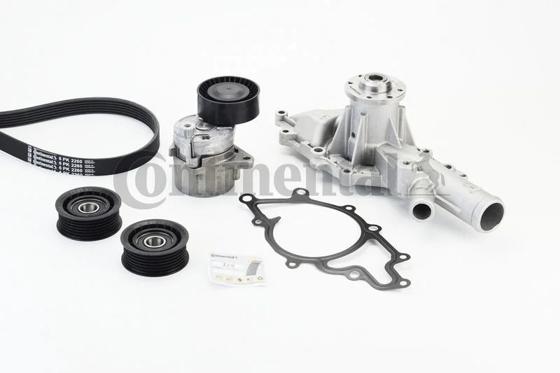 Bomba de Água + Kit de Correia em V CONTINENTAL CTAM 6PK2260WP2