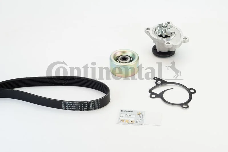 Water Pump + V-ribbed Belt Kit CONTINENTAL CTAM 7PK1165WP1