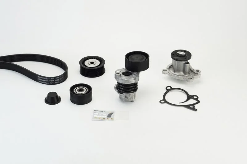 Water Pump + V-ribbed Belt Kit CONTINENTAL CTAM 7PK1605WP1