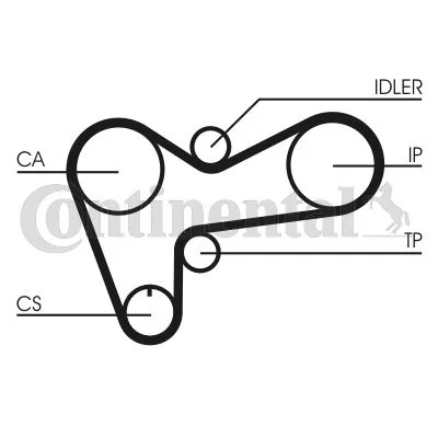 Correia Dentada CONTINENTAL CTAM CT508