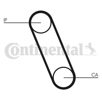 Correia Dentada CONTINENTAL CTAM CT561