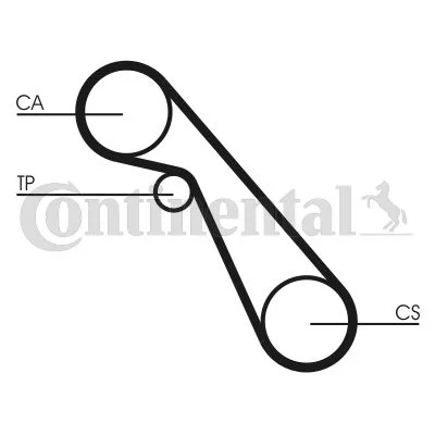 Correia Dentada CONTINENTAL CTAM CT703