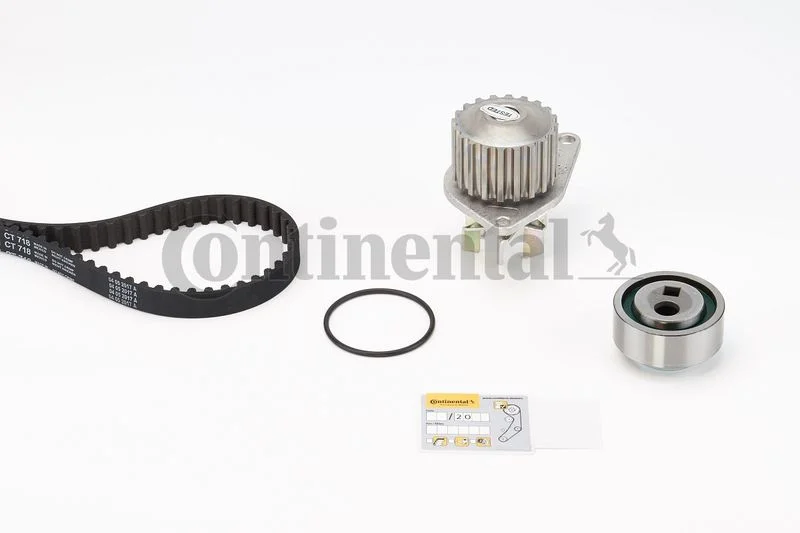 Bomba d'água e kit de correia dentada CONTINENTAL CTAM CT718WP1