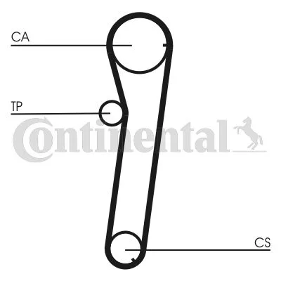 Correia Dentada CONTINENTAL CTAM CT739