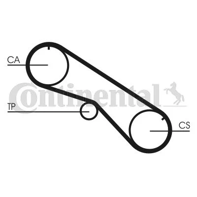 Correia Dentada CONTINENTAL CTAM CT818