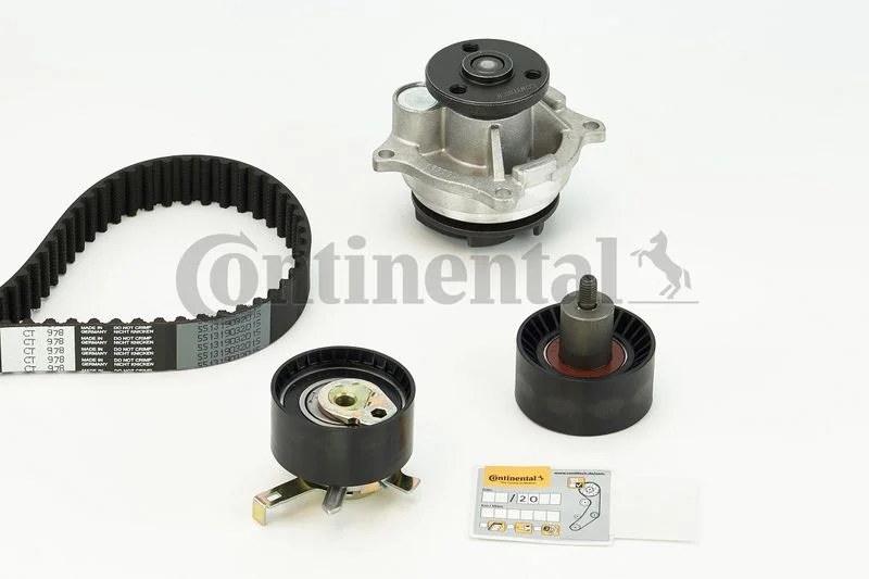 Bomba d'água e kit de correia dentada CONTINENTAL CTAM CT978WP1