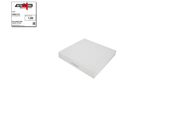 Filter, cabin air AUTOMEGA 180001310