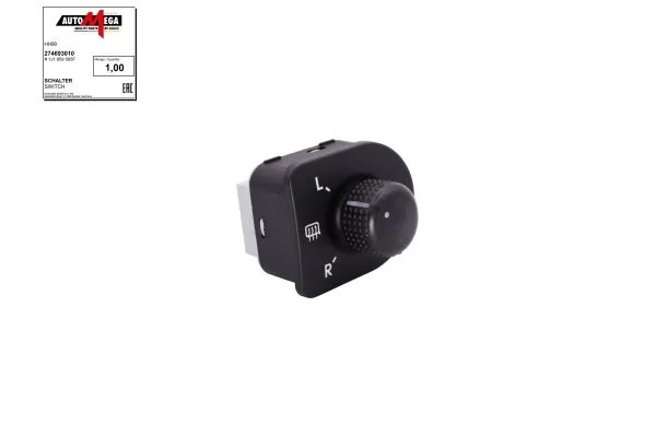 Interruptor, ajuste do espelho retrovisor exterior AUTOMEGA 274693010