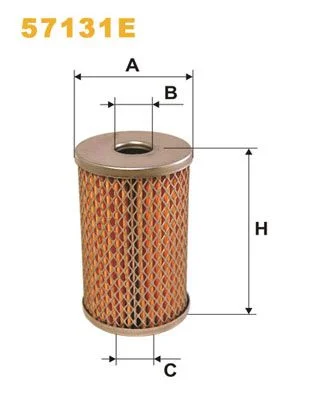 Filtro hidráulico, direção WIX FILTERS 57131E