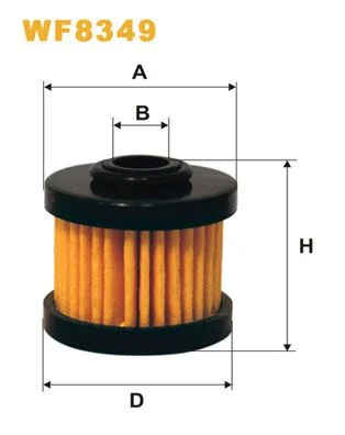 Filtro de Combustível WIX FILTERS WF8349