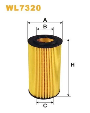 Alyvos filtras WIX FILTERS WL7320