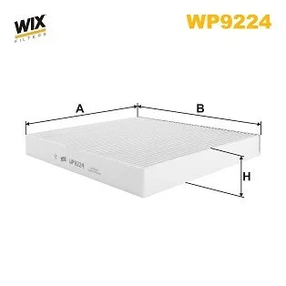 Filtras, salono oras WIX FILTERS WP9224