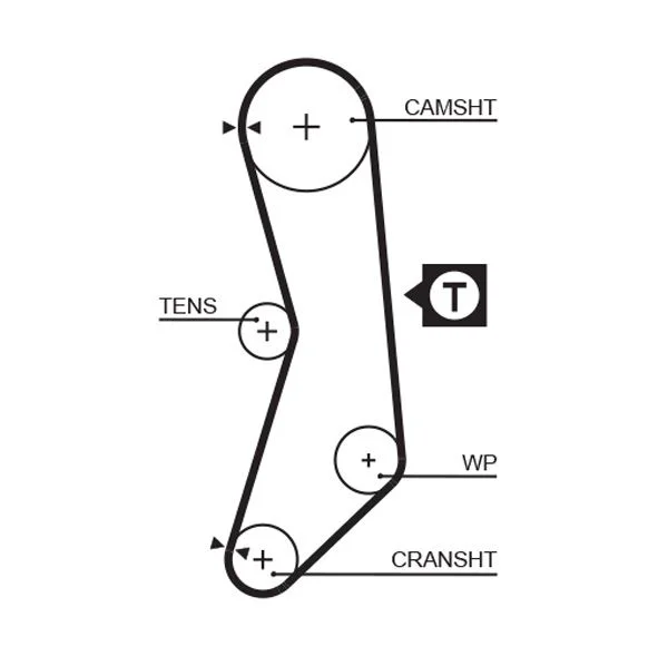 Timing Belt GATES 5544XS