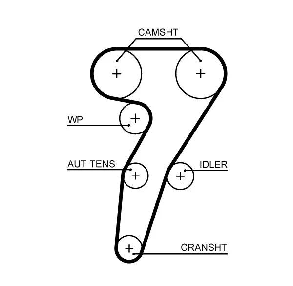Timing Belt GATES 5653XS