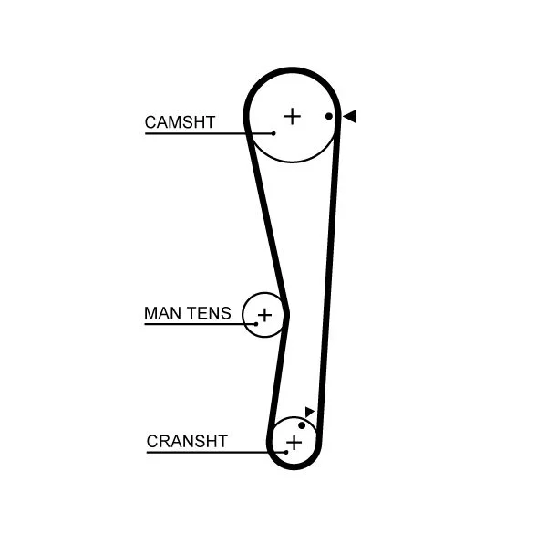 Timing Belt GATES 5687XS