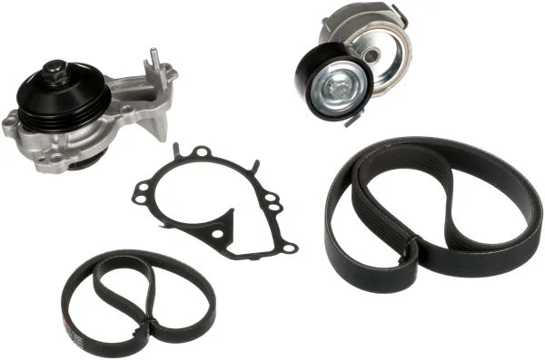 Water Pump + V-ribbed Belt Kit GATES KP136PK1070