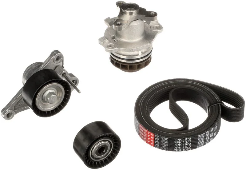 Water Pump + V-ribbed Belt Kit GATES KP17PK1973