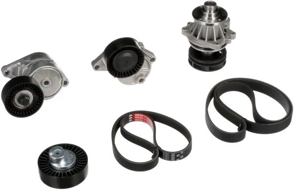 Bomba de Água + Kit de Correia em V GATES KP26PK1540