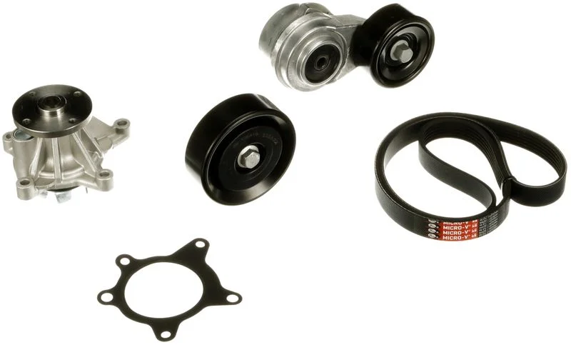 Bomba de Água + Kit de Correia em V GATES KP96PK2138