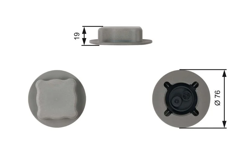 Tampa, tanque de refrigeração GATES RC206