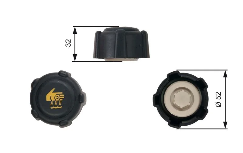 Tampa, tanque de refrigeração GATES RC223
