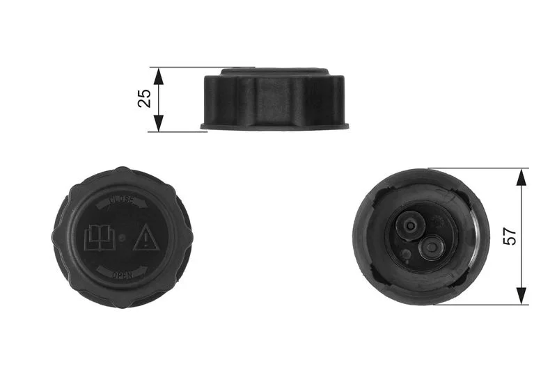 Tampa, tanque de refrigeração GATES RC233