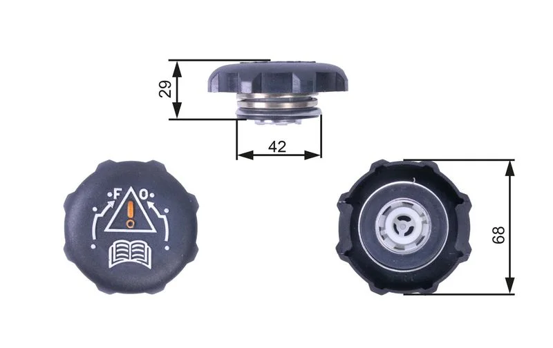 Tampa, tanque de refrigeração GATES RC239