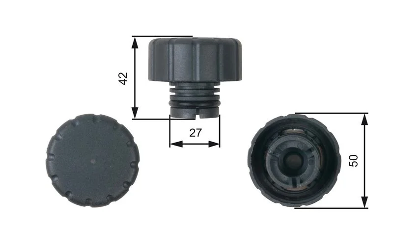 Cap, coolant tank GATES RC244