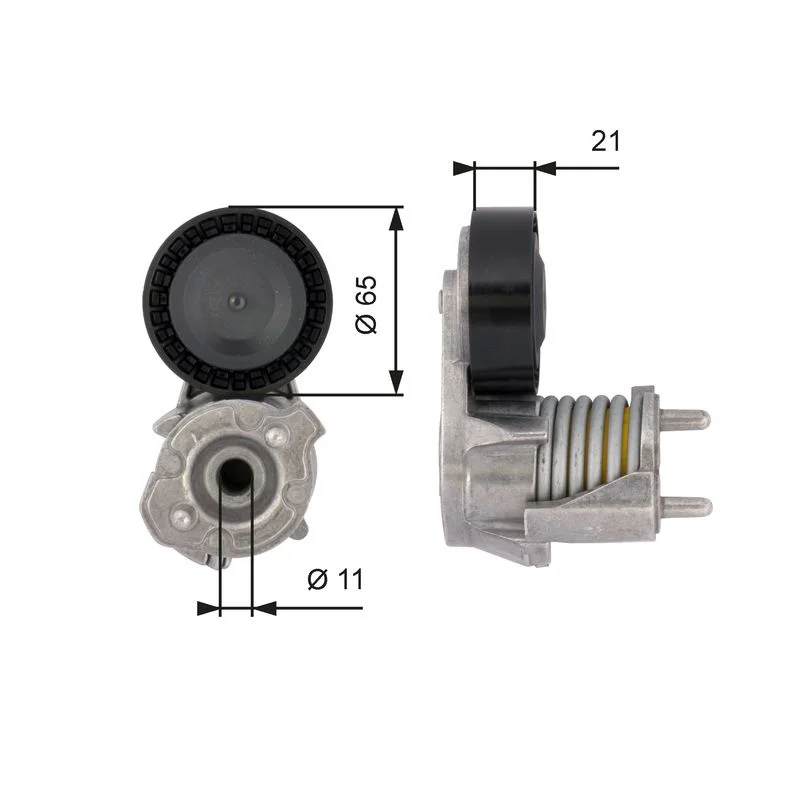 Belt Tensioner, V-ribbed belt GATES T39118