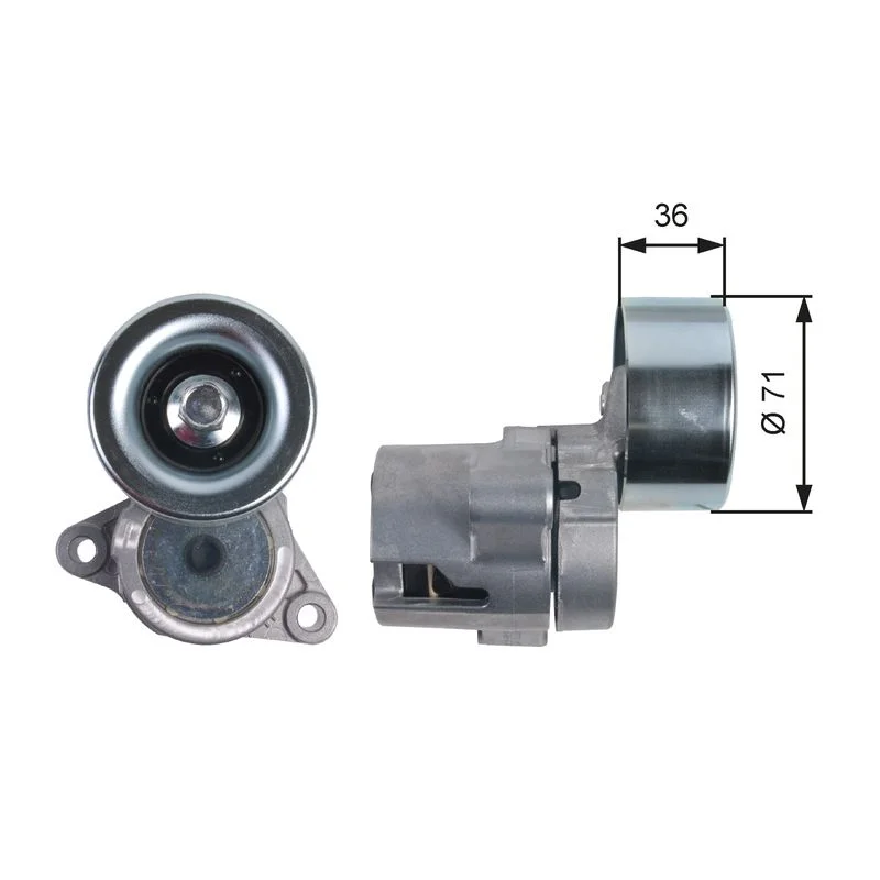 Belt Tensioner, V-ribbed belt GATES T39133