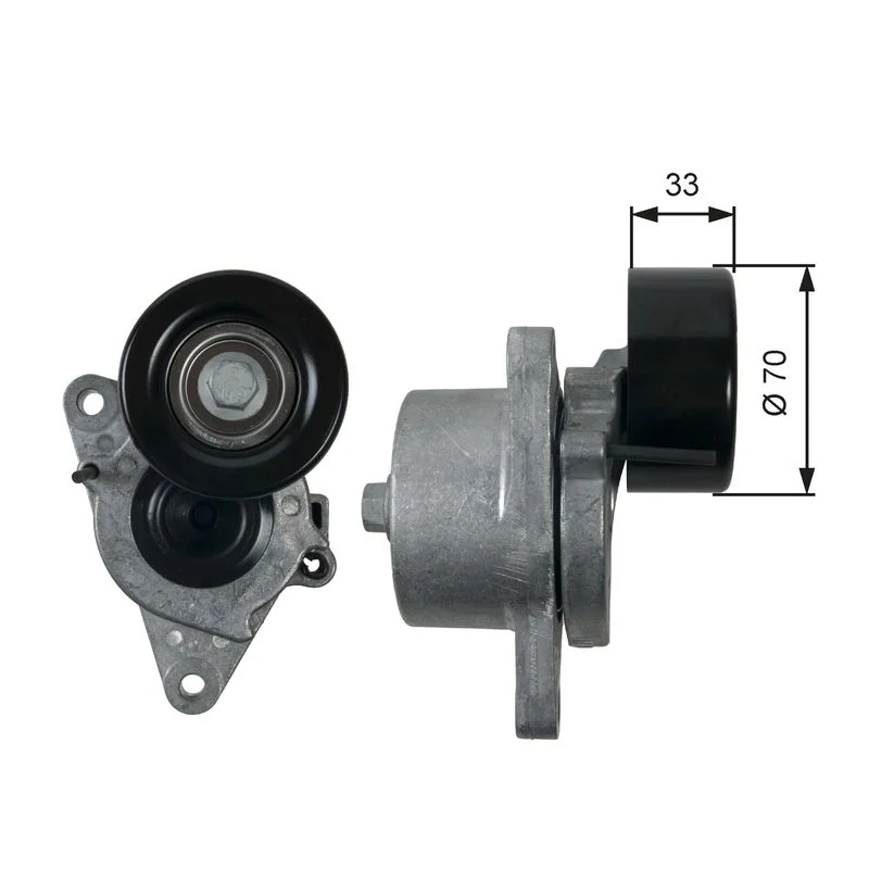Belt Tensioner, V-ribbed belt GATES T39170