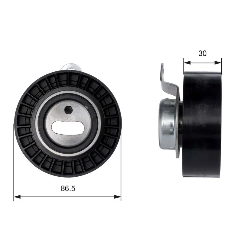 Tensioner Pulley, timing belt GATES T41008