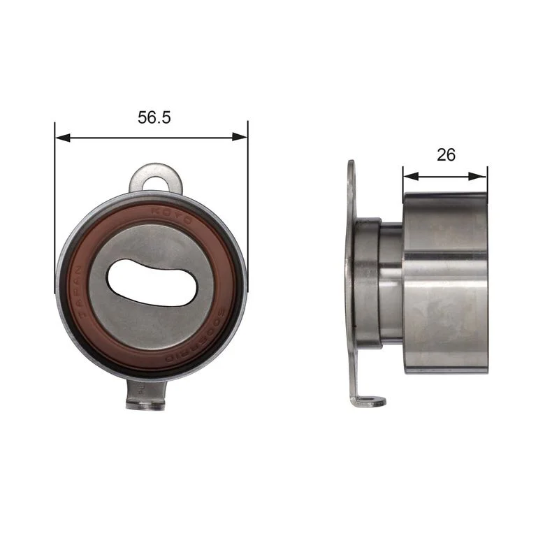 Tensioner Pulley, timing belt GATES T41011
