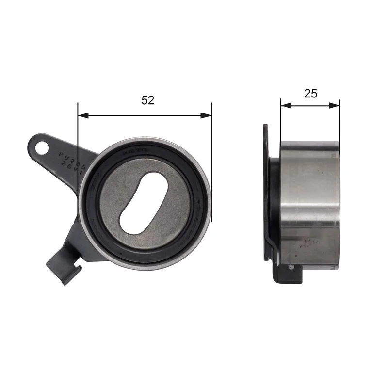 Tensioner Pulley, timing belt GATES T41031