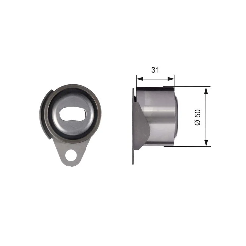 Tensioner Pulley, timing belt GATES T41157