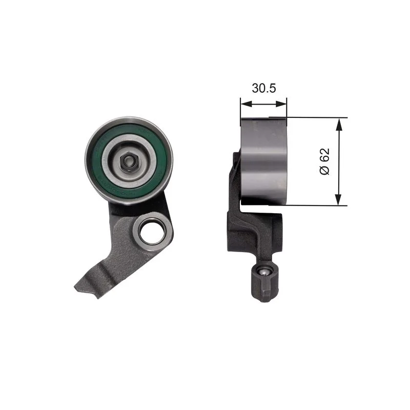 Tensioner Pulley, timing belt GATES T41280