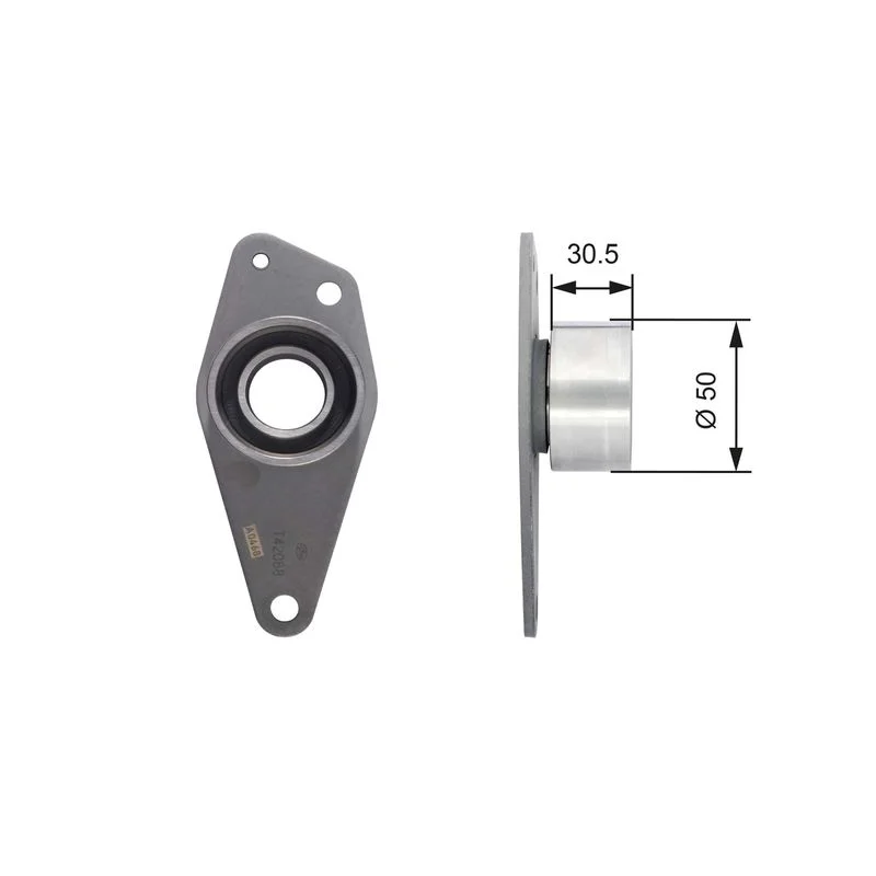 Deflection Pulley/Guide Pulley, timing belt GATES T42088
