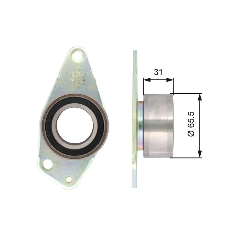 Deflection Pulley/Guide Pulley, timing belt GATES T42090