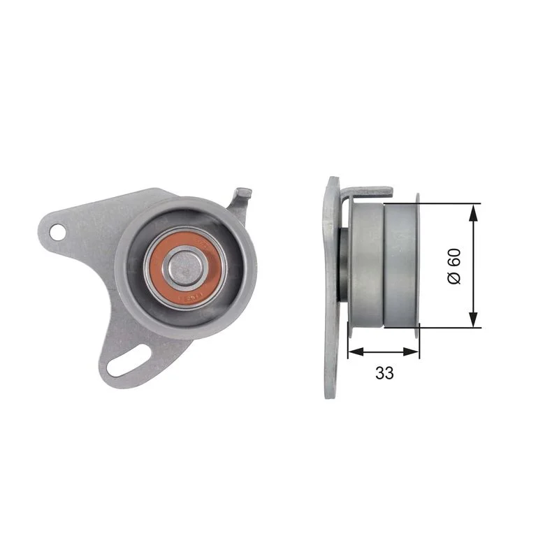 Tensioner Pulley, timing belt GATES T42129