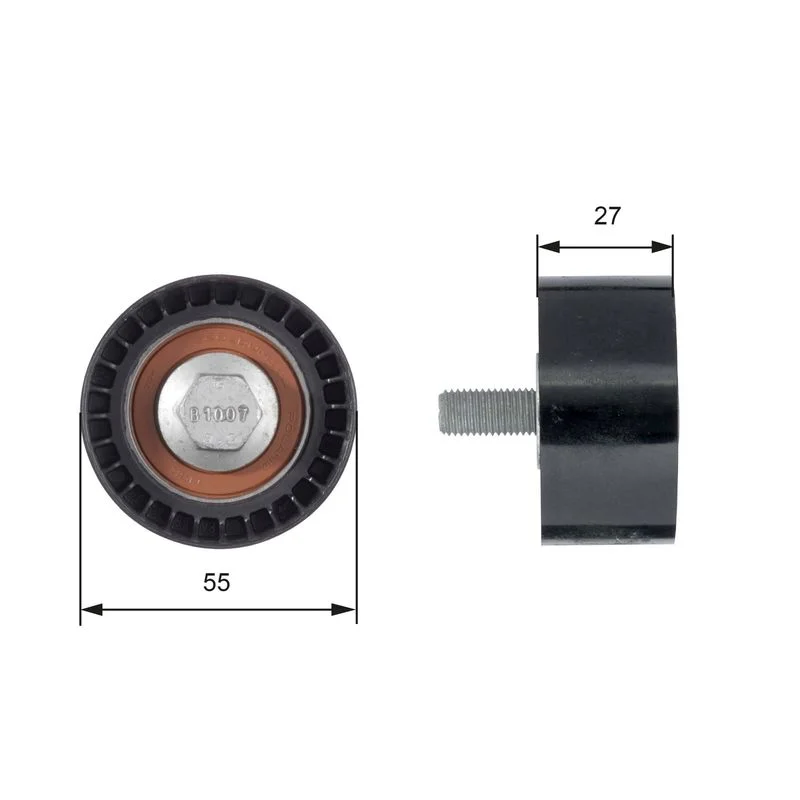 Deflection Pulley/Guide Pulley, timing belt GATES T42150