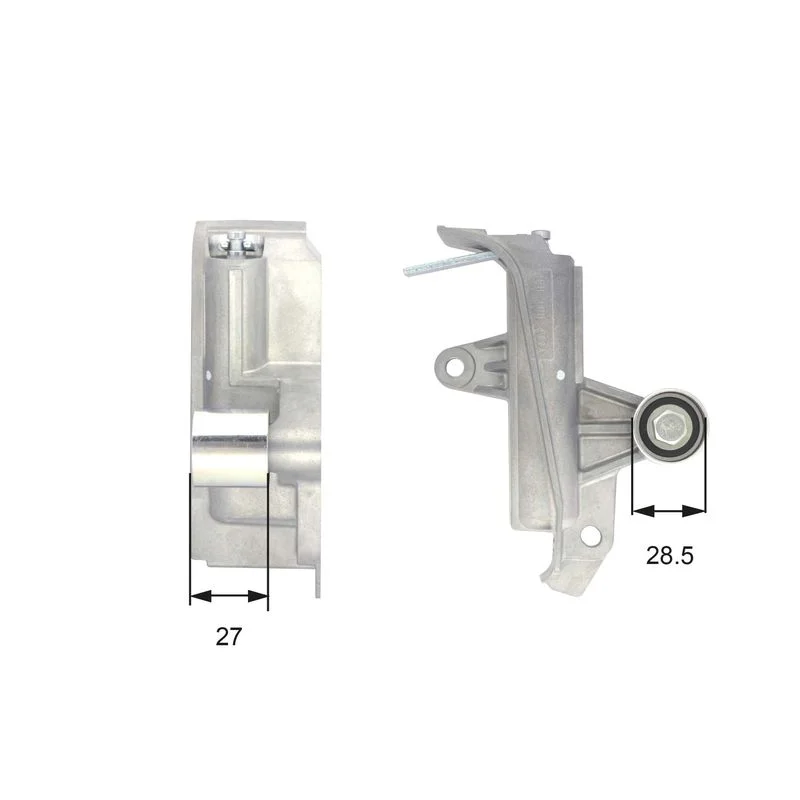 Vibration Damper, timing belt GATES T43028