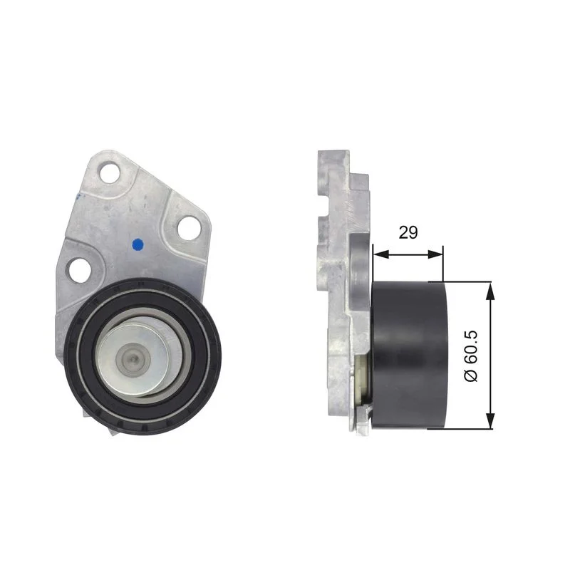 Tensioner Pulley, timing belt GATES T43039
