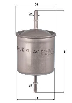 Fuel Filter KNECHT KL 257