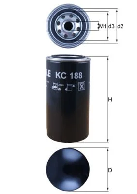 Filtro de Combustível KNECHT KC 188