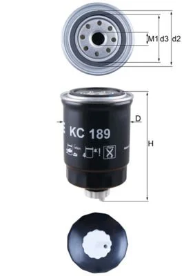 Filtro de Combustível KNECHT KC 189