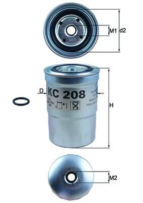 Filtro de Combustível KNECHT KC 208