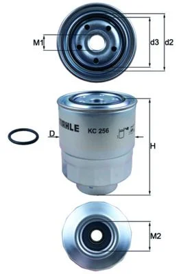 Fuel Filter KNECHT KC 256D
